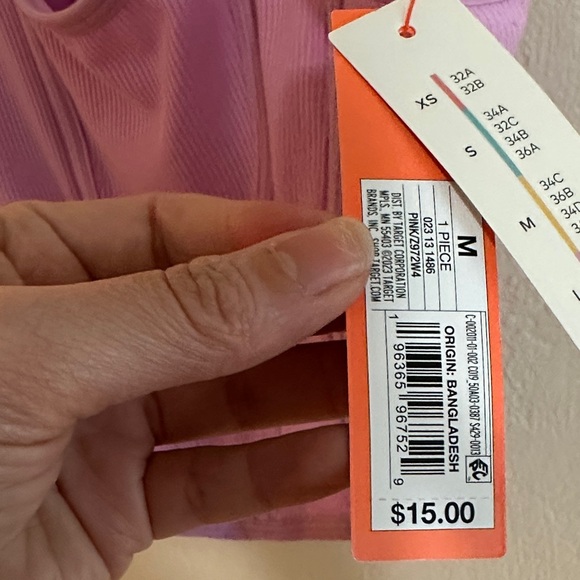 Colsie Lavender Ribbed Crop Top - Picture 3 of 5